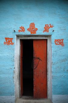 Open Door Indian Village Stock Photography Open Door Indian Village Stock Photography