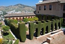 Palace Of Alhambra, Granada Stock Image