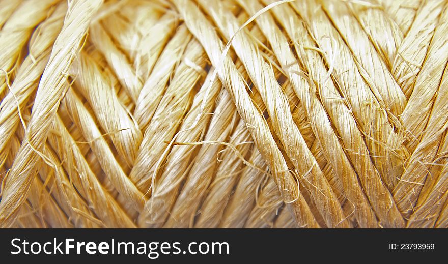 Close-up of twine