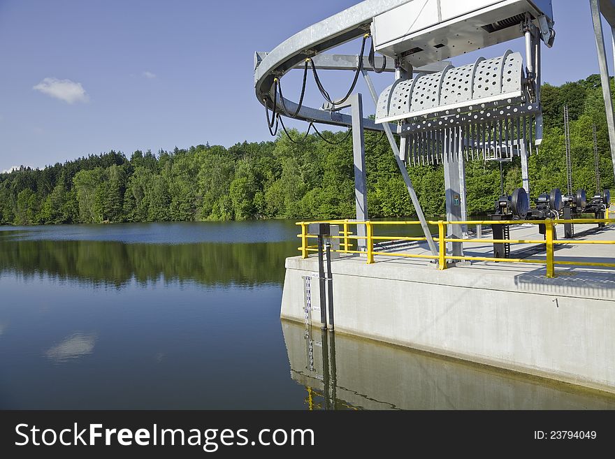 Old small hydro power plant in Poland