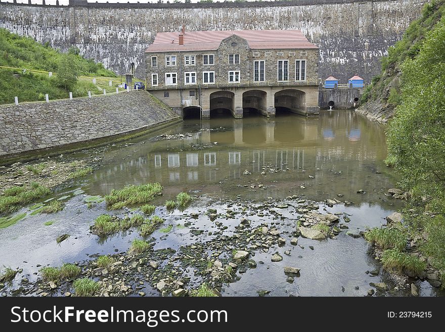 Old hydro power plant in Poland