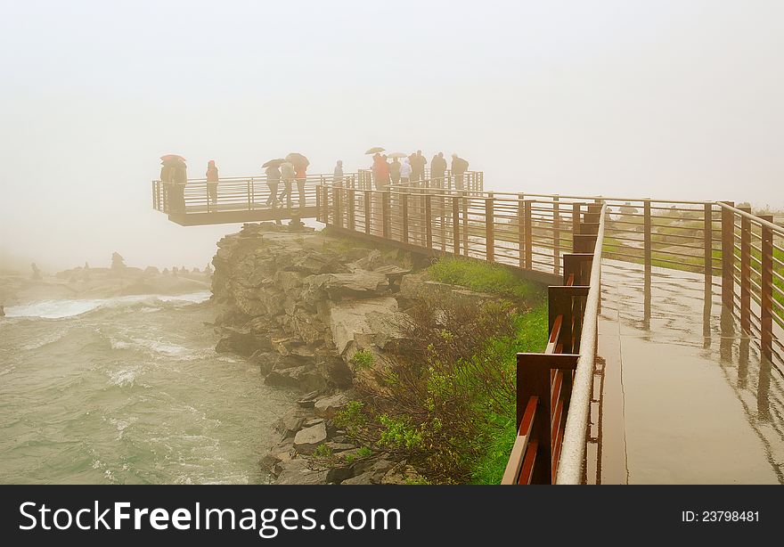 On sightseeing in a rainy day, Norway. On sightseeing in a rainy day, Norway.