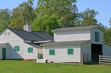 Farmhouse And Barn Royalty Free Stock Photo