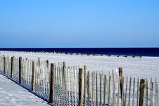 Beach Fences And Chairs Royalty Free Stock Images Beach Fences And Chairs Royalty Free Stock Images