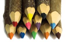 Coloured Pencils Royalty Free Stock Photos