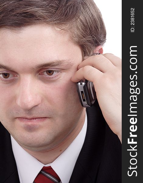 Portrait of a businessman. Shot in studio. Portrait of a businessman. Shot in studio.