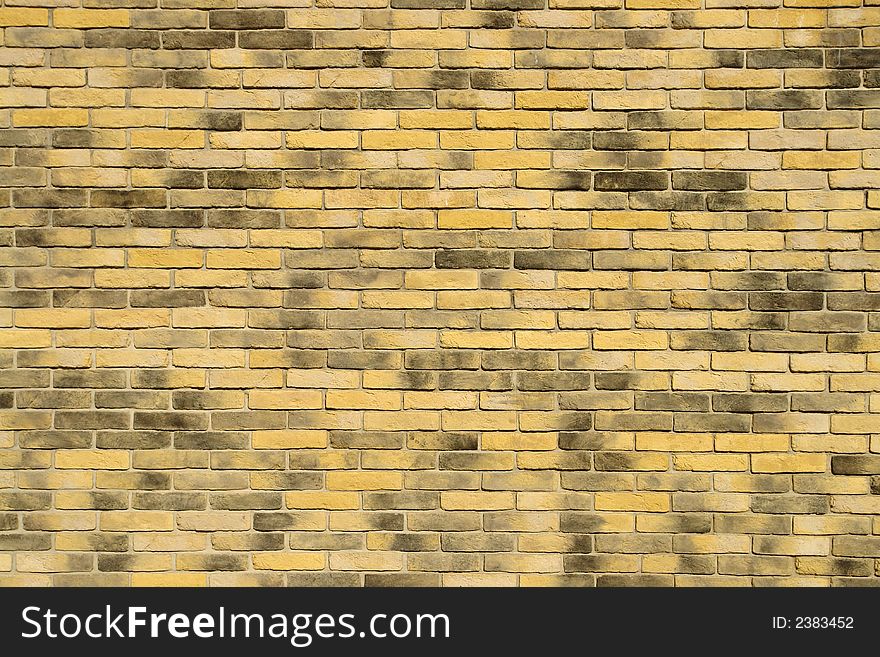Closeup image of brick wall