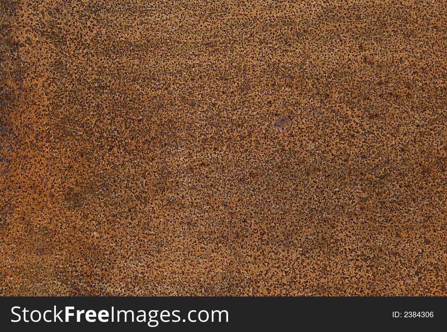 Rusty wall background with lots of texture and varied color