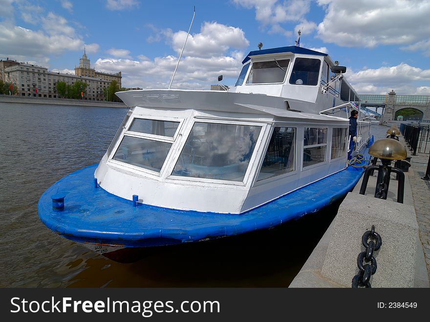 River Boat On Moscow River