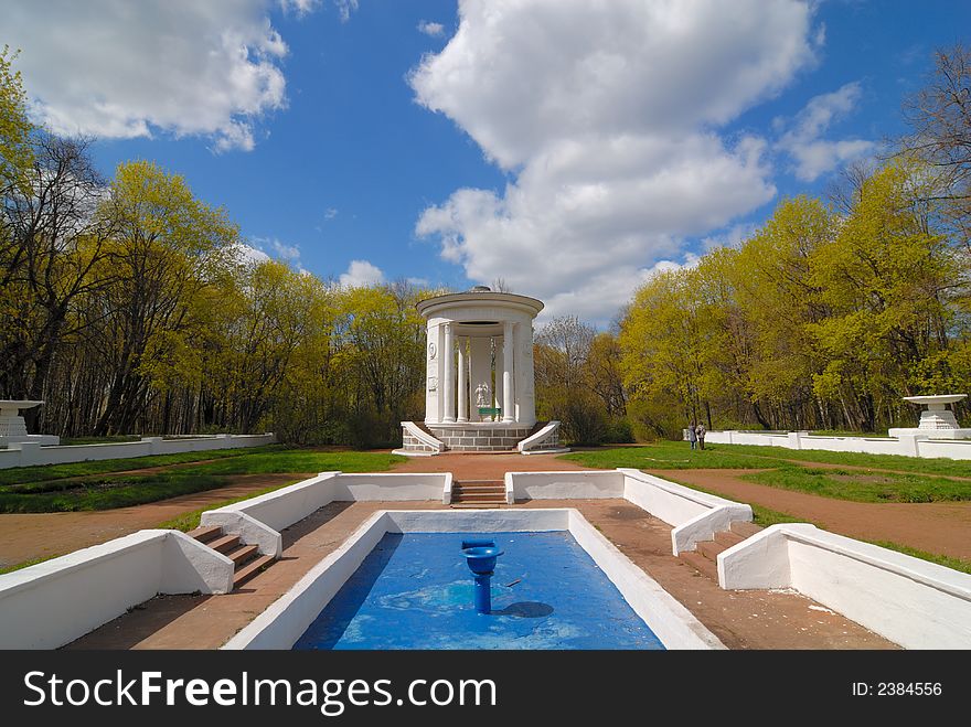 Moscow park in spring