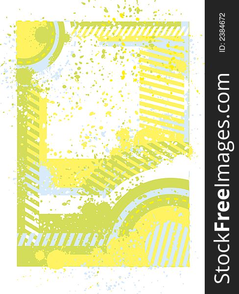 Multicolor grunge striped vector background. Multicolor grunge striped vector background