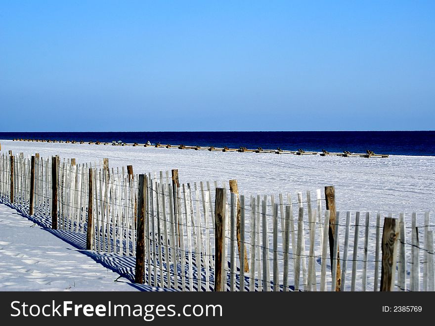 Beach Fences and Chairs