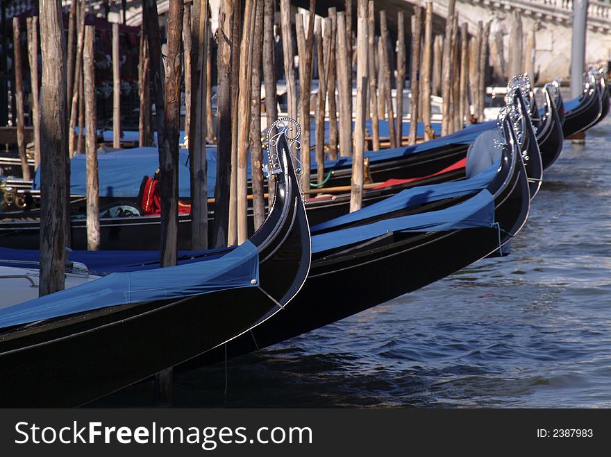 Gondole In Venice