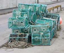 Crab Fishing Pots. Stock Images Crab Fishing Pots. Stock Images