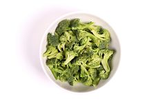 Broccoli In A Bowl Royalty Free Stock Image Broccoli In A Bowl Royalty Free Stock Image