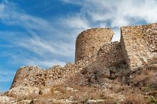 The Ruins Of A Medieval Fortress Royalty Free Stock Photos