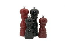 Four Wooden Pepper Mills Royalty Free Stock Images