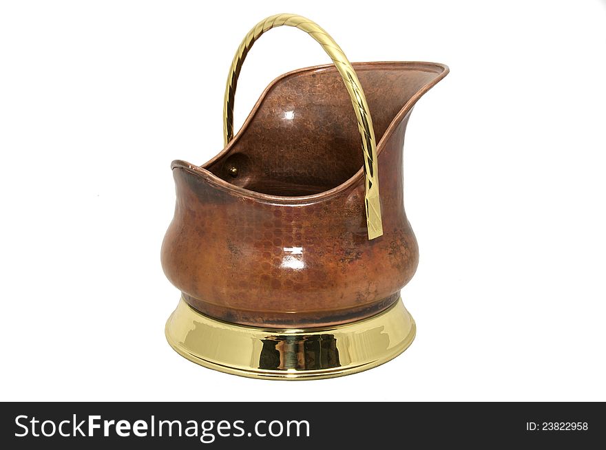 Decorative copper pot