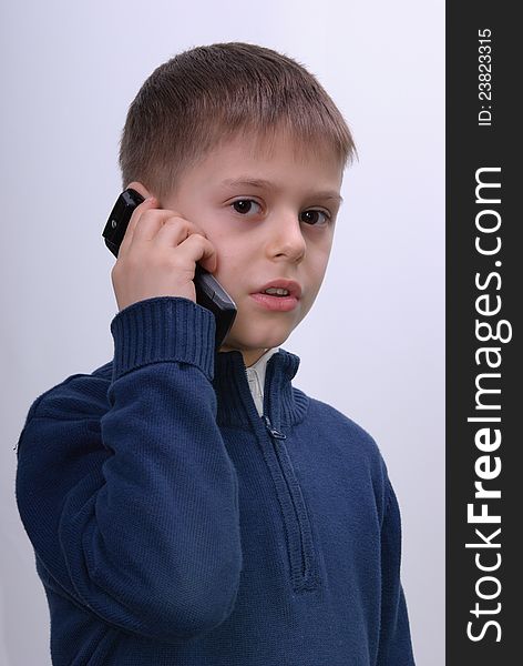 A Child Speaks By Phone