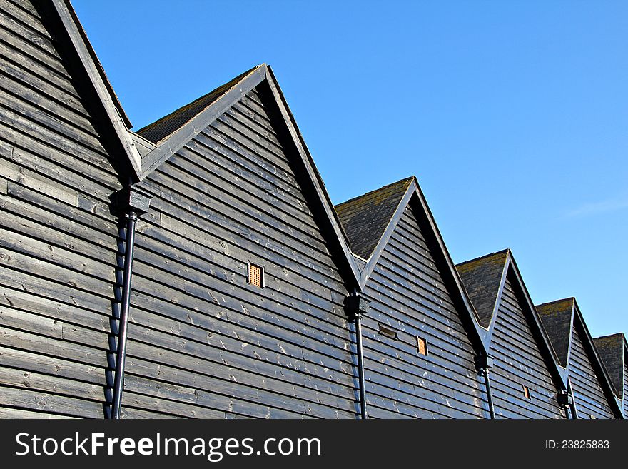 Apex hut roofs