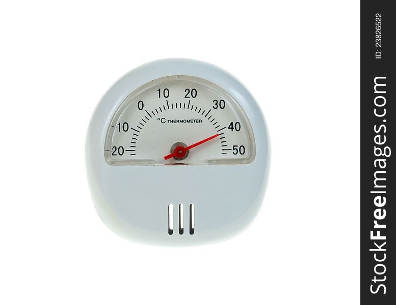 Thermometer isolated on a white.