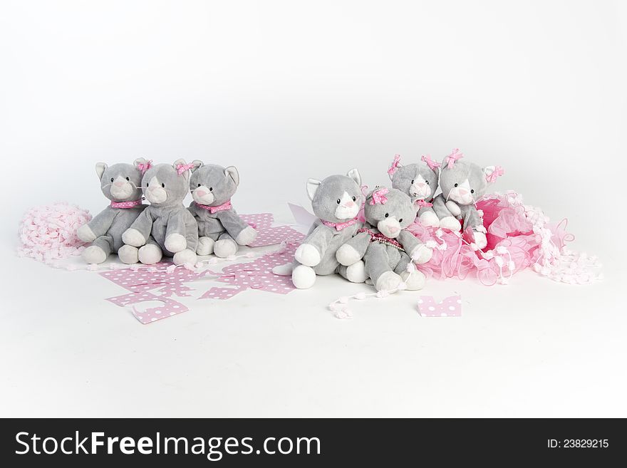 Plush Stuffed Kittens