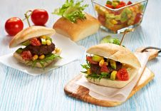 Fresh Burgers Stock Images Fresh Burgers Stock Images