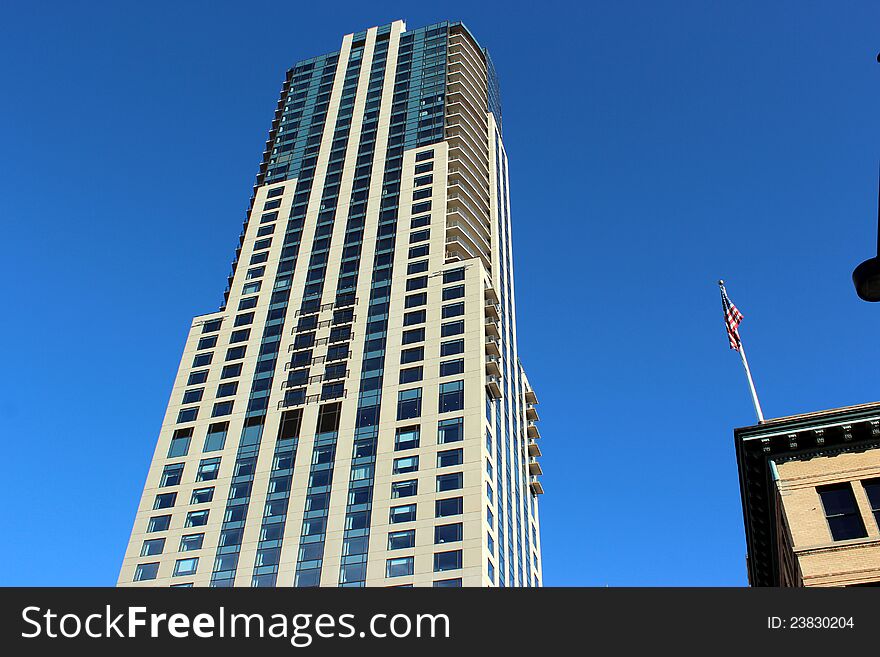 Downtown Scene in Denver on a sunny afternoon. Downtown Scene in Denver on a sunny afternoon