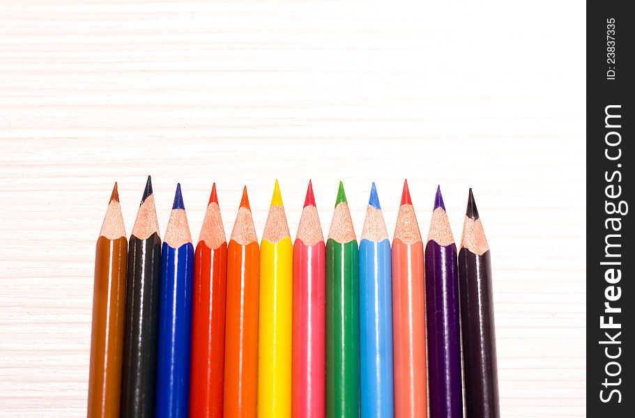 Colored pencils the school needs