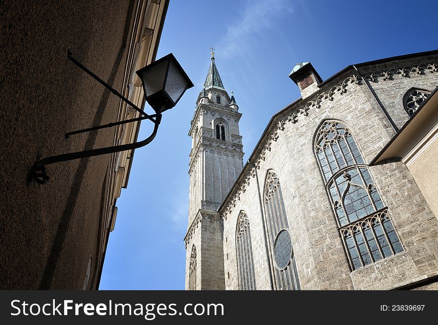 Gothic Church Details, Salzburg, Austria