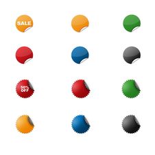 Peeling Stickers Royalty Free Stock Image Peeling Stickers Royalty Free Stock Image