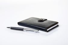 Notebook And Pen Royalty Free Stock Image
