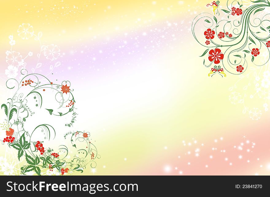 Romantic Flower Background