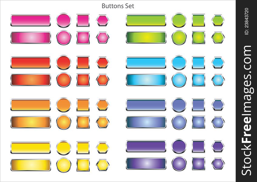 Colorful Web Buttons