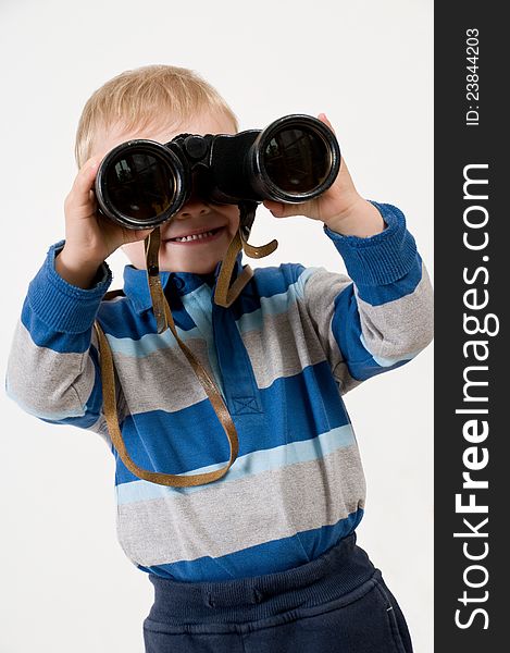 Boy With Binoculars