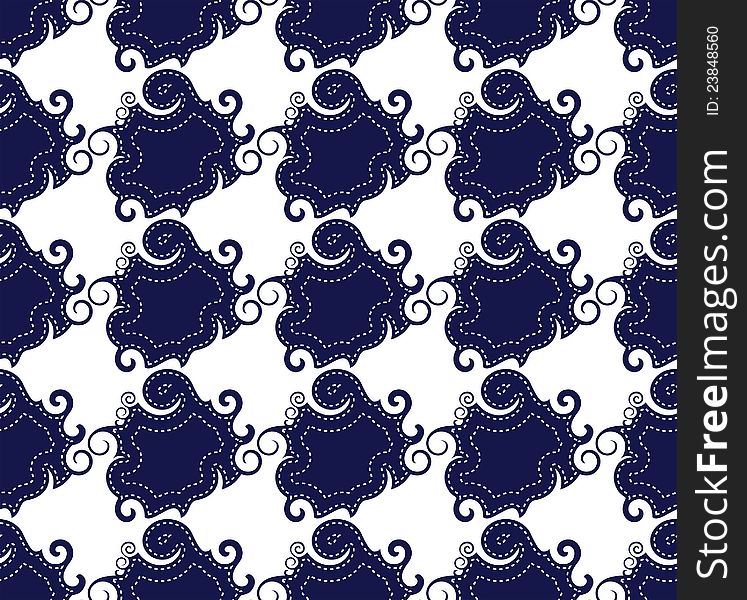 Jeans patches, seamless pattern on white. Jeans patches, seamless pattern on white