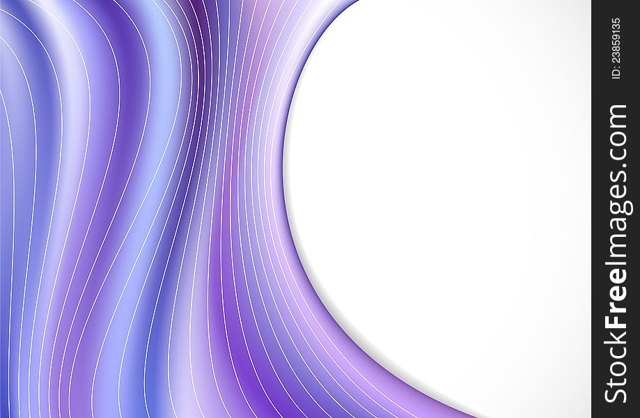 Wavy violet vector background