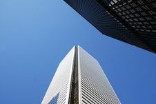 Skyscrapers-office Building In Downtown Toronto Stock Images