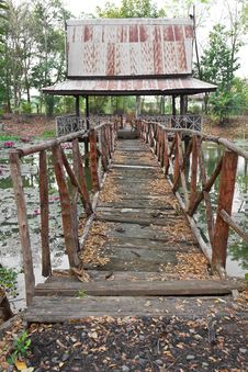 Old Wooden Bridge. Stock Photos Old Wooden Bridge. Stock Photos