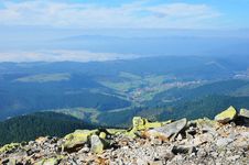 Carpathian Mountains From Above. Stock Photo Carpathian Mountains From Above. Stock Photo