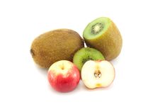 Fresh Kiwi And Apple Stock Photos Fresh Kiwi And Apple Stock Photos