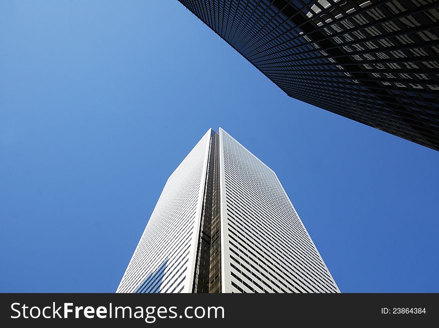 Skyscrapers-office building in downtown Toronto