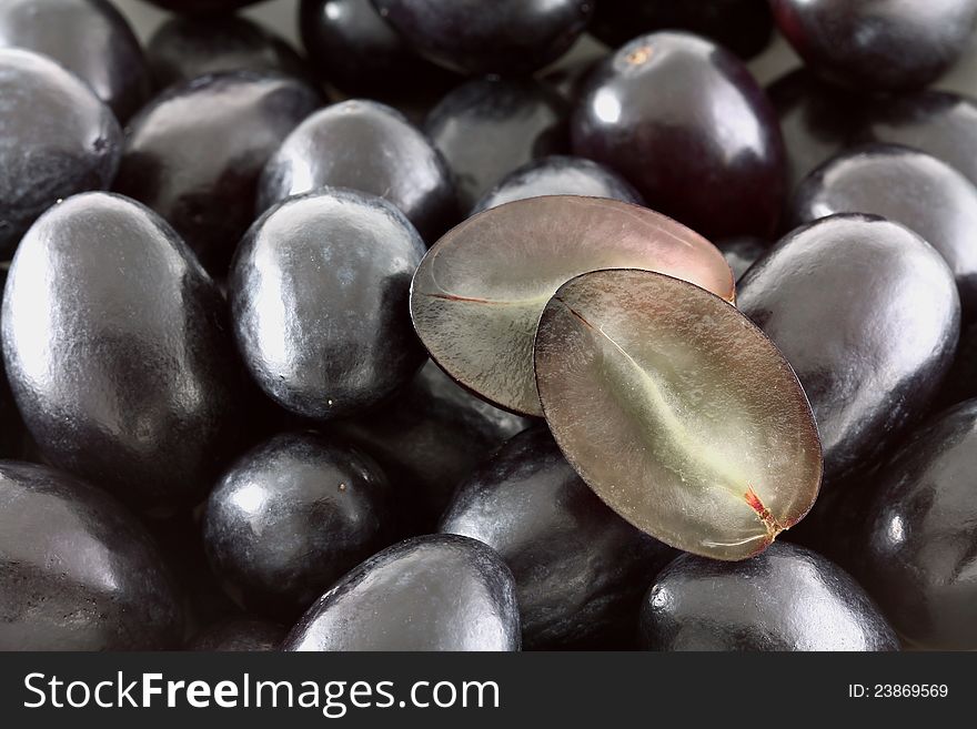 Closeup photography of fresh red Seedless Grapes