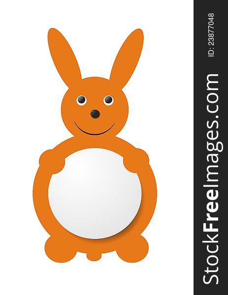 Easter bunny price tag theme. Easter bunny price tag theme