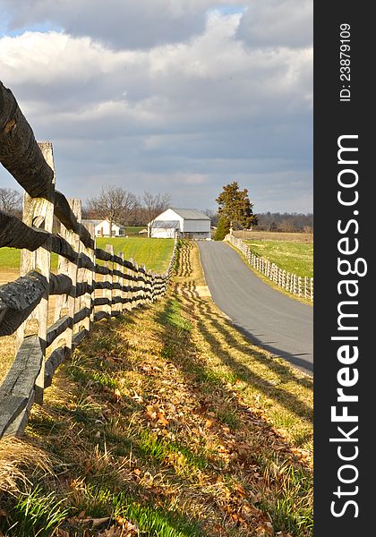 Mumma Farm at Antietam Battlefield from Mumma Lane