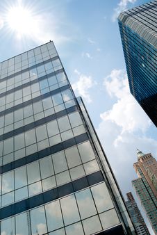 Blue Sky Reflection Stock Image Blue Sky Reflection Stock Image