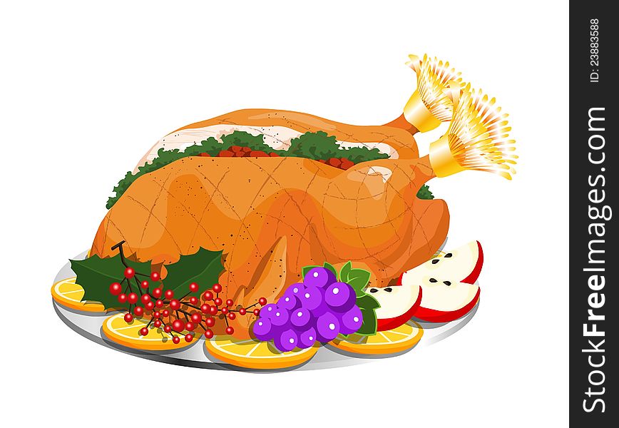 Turkey for the thanksgiving celebration