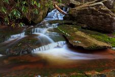 Stream And Waterfalls In The Mountains Stock Photo Stream And Waterfalls In The Mountains Stock Photo