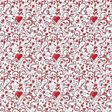 Seamless Background With Hearts Royalty Free Stock Images Seamless Background With Hearts Royalty Free Stock Images