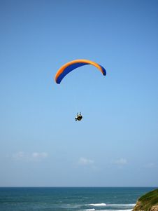 Parachute With Man Royalty Free Stock Image Parachute With Man Royalty Free Stock Image